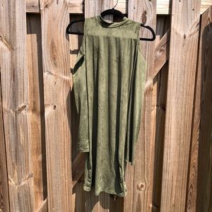 🆕faux suede long sleeved dress